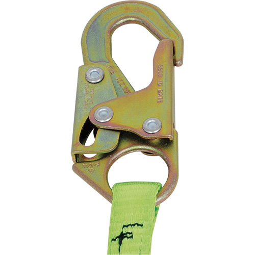 SA-5405-4 Shock Absorbing Lanyard, 4', Snap Hook Center, Snap Hook Leg Ends, Polyester Nia-Chem Ltd.