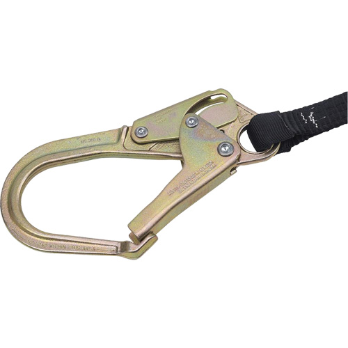 SA-6402-4 Shock Absorbing Lanyard, 4', Form Hook Center, Snap Hook Leg Ends, Polyester Nia-Chem Ltd.