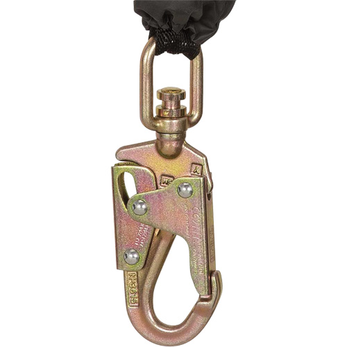 SRL-73302-10LE Cordage de s&eacute;curit&eacute; autor&eacute;tractable, 10', Acier galvanis&eacute;, Pivotant Nia-Chem Ltd.