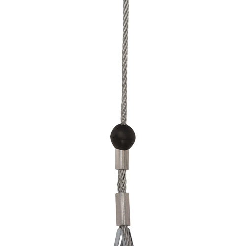 SRL-73302-40LE Cordage de s&eacute;curit&eacute; autor&eacute;tractable, 40', Acier galvanis&eacute;, Pivotant Nia-Chem Ltd.