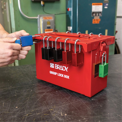 Velocity Plus Safety Lockout Padlock, Orange, Keyed Alike, Aluminum, 1-1/2" Width Nia-Chem Ltd.