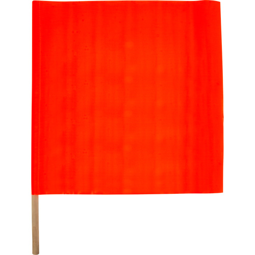 Traffic Safety Flag, Mesh, With Handle Nia-Chem Ltd.