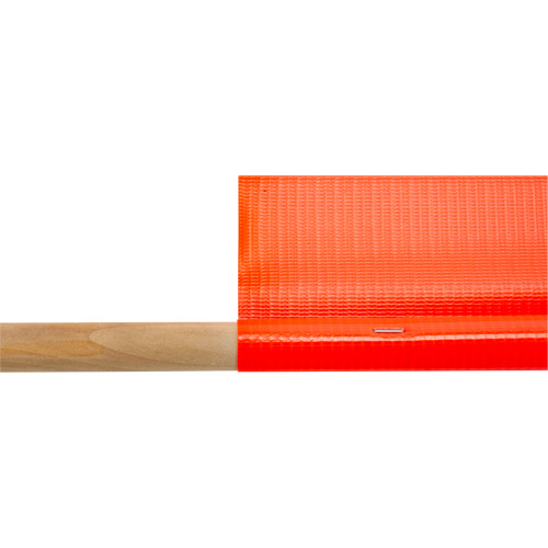 Traffic Safety Flag, Mesh, With Handle Nia-Chem Ltd.