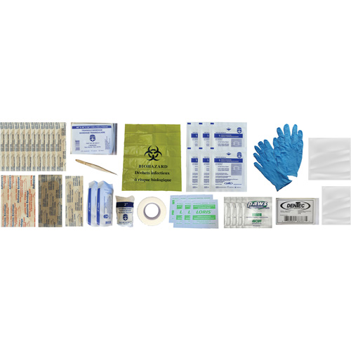 Trousse de premiers soins Shield, R&eacute;pond ou surpasse la norme CSA Z1220-24 type 1 individuelle, Personnel (1 travailleur) Nia-Chem Ltd.