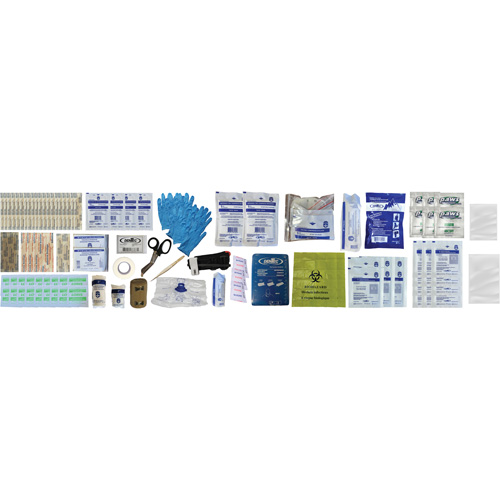 Trousse de premiers soins Shield, R&eacute;pond ou surpasse la norme CSA Z1220-24 type 3 environnements &agrave; haut risque, Petit (2-25 travailleurs) Nia-Chem Ltd.