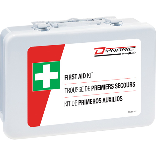 Trousse de premiers soins Dynamic, R&eacute;pond ou surpasse la norme CSA Z1220-24 type 2 environnements &agrave; faible risque, Petit (2-25 travailleurs) Nia-Chem Ltd.
