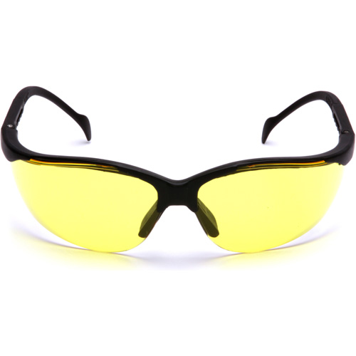 Lunettes de s&eacute;curit&eacute; &agrave; demi-monture Venture II, Lentille Ambr&eacute;e, ANSI Z87+/MCEPS GL-PD 10-12/R&eacute;pond ou surpasse la norme CSA Z94.3 Nia-Chem Ltd.