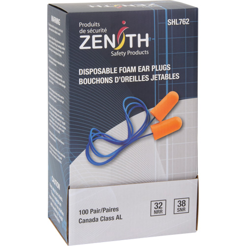 Foam Earplugs, Pair - Polybag, Corded Nia-Chem Ltd.