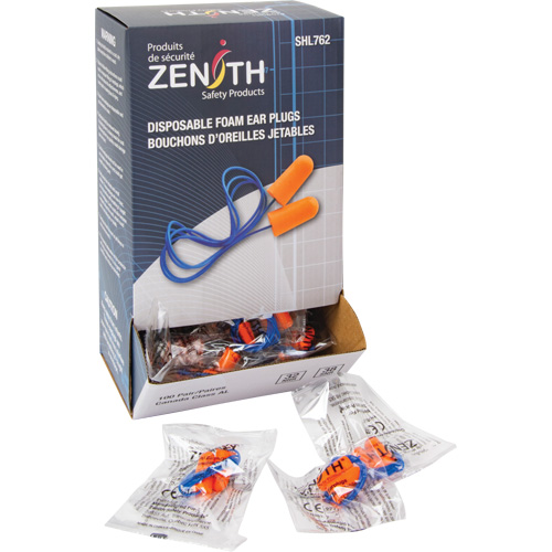 Foam Earplugs, Pair - Polybag, Corded Nia-Chem Ltd.