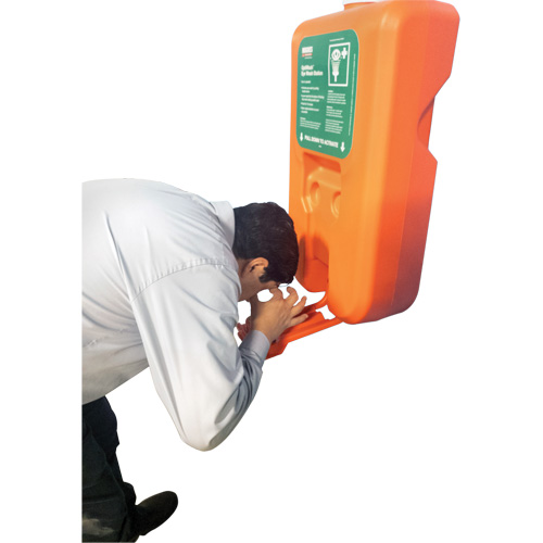 Portable Self-Contained Eyewash Station, Gravity-Fed, 10 gal. Capacity, Meets ANSI Z358.1 Nia-Chem Ltd.