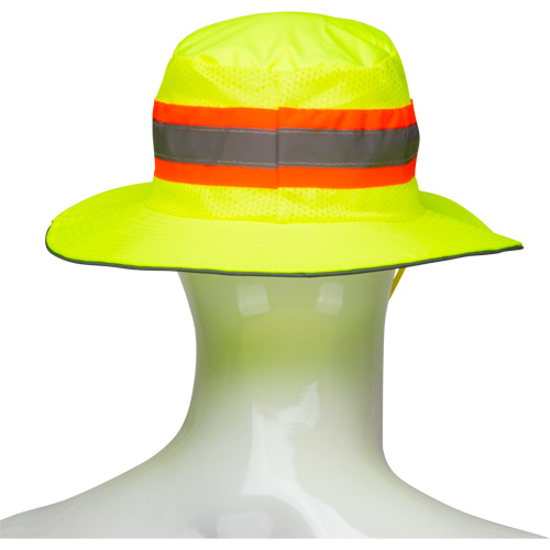 Chapeau de p&ecirc;cheur &agrave; refroidissement par &eacute;vaporation, Lime haute visibilit&eacute; Nia-Chem Ltd.