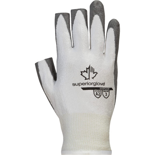 Superior Touch&reg; SSXPU3OF Open-Finger Gloves, Size 6, 13 Gauge, Polyurethane Coated, Dyneema&reg; Shell, ASTM ANSI Level A2 Nia-Chem Ltd.