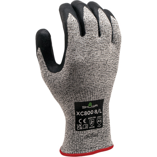 Gants r&eacute;sistants &agrave; la coupe XC800, Taille 6/Petit, Calibre 13, Rev&ecirc;tement Nitrile, Enveloppe en PEHP, ASTM ANSI niveau A5/EN 388 niveau E Nia-Chem Ltd.