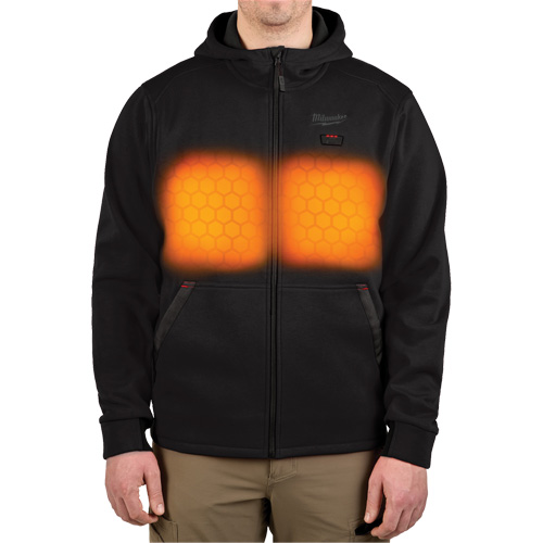 M12 Heated Hoodie (Jacket Only), Men's, X-Large, Black, Poly-Cotton Nia-Chem Ltd.