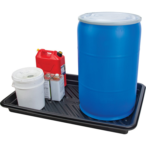 Plateau pour les d&eacute;versements, 30" lo x 48" la x 4,5" h, Cap. de d&eacute;versement 30 gal. US Nia-Chem Ltd.
