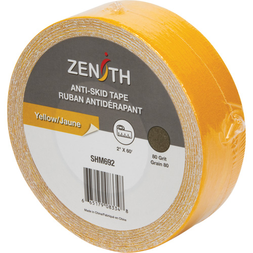 Anti-Skid Tape, 2" x 60', Yellow Nia-Chem Ltd.