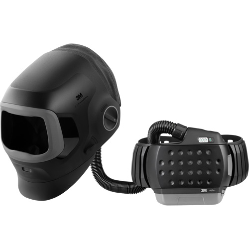Casque de soudage Speedglas G5-03 Pro-Air avec syst&egrave;me de respirateur d'&eacute;puration d'air propuls&eacute; Adflo — SANS filtre autoassombrissant, Masque de soudage, Pile Lithium-ion Nia-Chem Ltd.