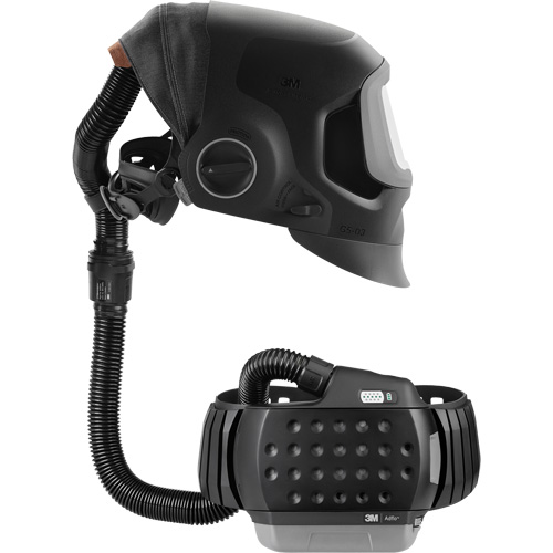 Casque de soudage Speedglas G5-03 Pro-Air avec syst&egrave;me de respirateur d'&eacute;puration d'air propuls&eacute; Adflo — SANS filtre autoassombrissant, Masque de soudage, Pile Lithium-ion Nia-Chem Ltd.