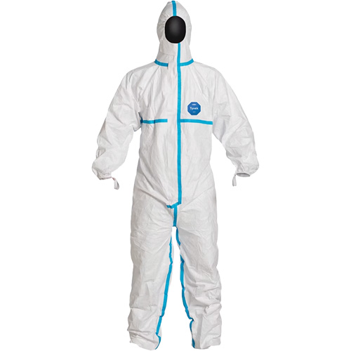 Hooded Coveralls, 6X-Large, White, Tyvek&reg; 600 Nia-Chem Ltd.