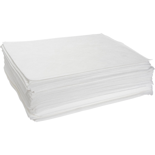 Meltblown Sorbent Pads, Oil Only, 15" x 19", 14 gal. Absorbancy Nia-Chem Ltd.