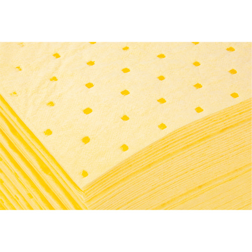 Bonded Sorbent Pads, Hazmat, 15" x 19", 12 gal. Absorbancy Nia-Chem Ltd.