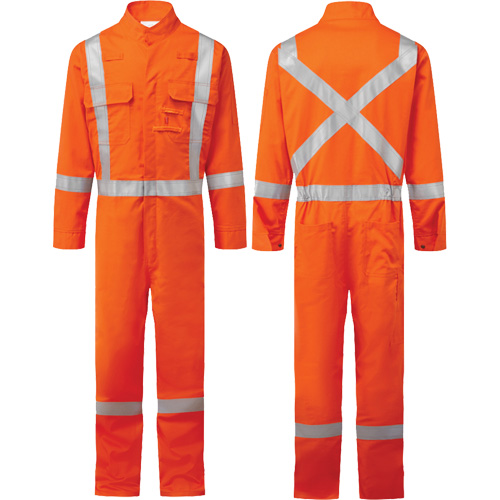 Combinaison FR Bizflame 88/12 Iona 7 oz. FR510, Taille 36, Orange Nia-Chem Ltd.