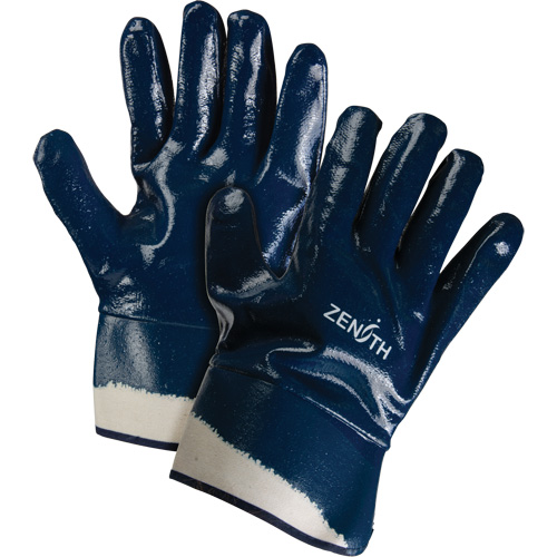 Heavyweight Safety Cuff Gloves, 10/X-Large, Nitrile Coating, Cotton Shell Nia-Chem Ltd.