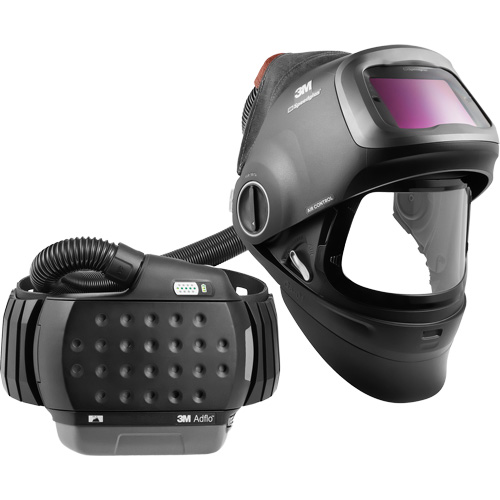 Masque de soudage &agrave; usage intensif Speedglas G5-01 avec syst&egrave;me de respirateur d'&eacute;puration d'air propuls&eacute; Adflo, Masque de soudage, Pile Lithium-ion Nia-Chem Ltd.