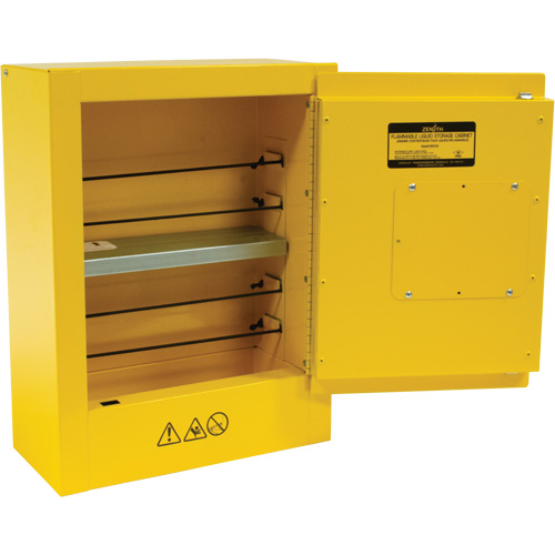 Armoire de s&eacute;curit&eacute; miniature pour produits inflammables, 2 gal., 1 Porte(s), 17" La x 22" h x 8" p Nia-Chem Ltd.