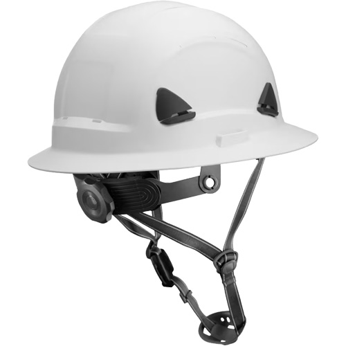 Casque Fibre Metal de style escalade avec bordure compl&egrave;te, R&eacute;pond aux normes CSA type 2, Suspension Rochet, Non ventil&eacute; Nia-Chem Ltd.