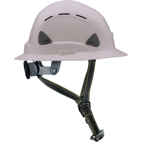 Fibre Metal Climbing Style Helmet with Full Brim, Meets CSA Type 2, Ratchet Suspension, Vented Nia-Chem Ltd.