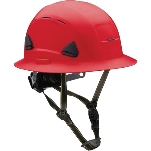 Casque Fibre Metal de style escalade avec bordure compl&egrave;te, R&eacute;pond aux normes CSA type 2, Suspension Rochet, Ventil&eacute; Nia-Chem Ltd.