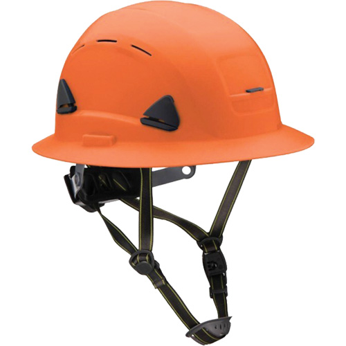 Casque Fibre Metal de style escalade avec bordure compl&egrave;te, R&eacute;pond aux normes CSA type 2, Suspension Rochet, Ventil&eacute; Nia-Chem Ltd.