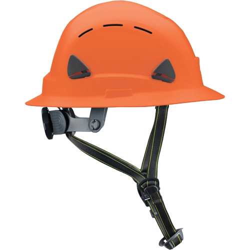 Casque Fibre Metal de style escalade avec bordure compl&egrave;te, R&eacute;pond aux normes CSA type 2, Suspension Rochet, Ventil&eacute; Nia-Chem Ltd.