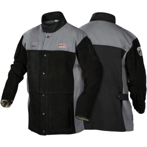 XVI Series Heavy-Duty FR Welding Jacket, Leather, Medium, Black Nia-Chem Ltd.