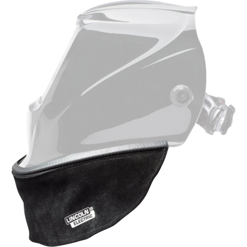Split Leather Helmet Bib with Press Fit Seal, Black Nia-Chem Ltd.