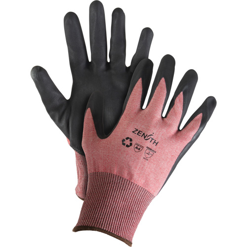 Gants &eacute;cologiques, l&eacute;gers, et r&eacute;sistants &agrave; la coupe, &agrave; haute dext&eacute;rit&eacute;, Taille 8, Calibre 18, Rev&ecirc;tement Mousse de nitrile, Enveloppe en Acier inoxydable/PEHP/rPET, ASTM ANSI niveau A4 Nia-Chem Ltd.