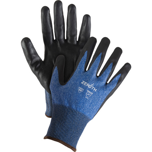 Gants l&eacute;gers et haute dext&eacute;rit&eacute; r&eacute;sistants &agrave; la coupe, Taille 9, Calibre 18, Rev&ecirc;tement Mousse de nitrile, Enveloppe en Acier inoxydable/PEHP/Tungst&egrave;ne, ASTM ANSI niveau A9 Nia-Chem Ltd.
