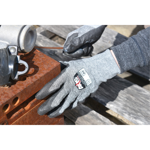 RWG566 AXIS Cut Protection Touchscreen Work Glove, Size Small, 18 Gauge, Polyurethane Coated, Stainless Steel/HPPE Shell, ASTM ANSI Level A5/EN 388 Level E Nia-Chem Ltd.