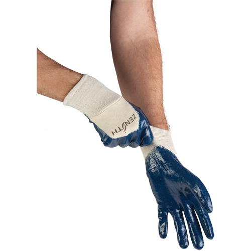 Gants &agrave; doublure interlock de poids moyen, 10/T-Grand, R&ecirc;vetement Nitrile, Enveloppe en Coton Nia-Chem Ltd.
