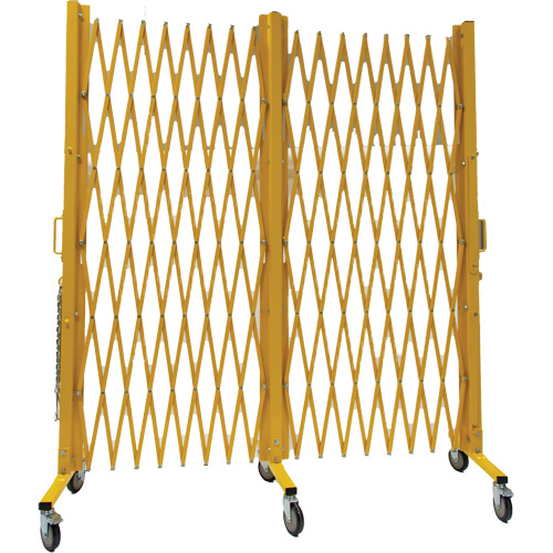 Expandable Barrier, 84" H x 20' L, Yellow Nia-Chem Ltd.