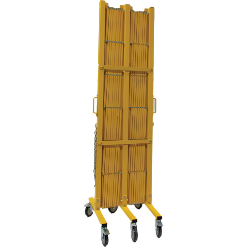 Expandable Barrier, 84" H x 20' L, Yellow Nia-Chem Ltd.