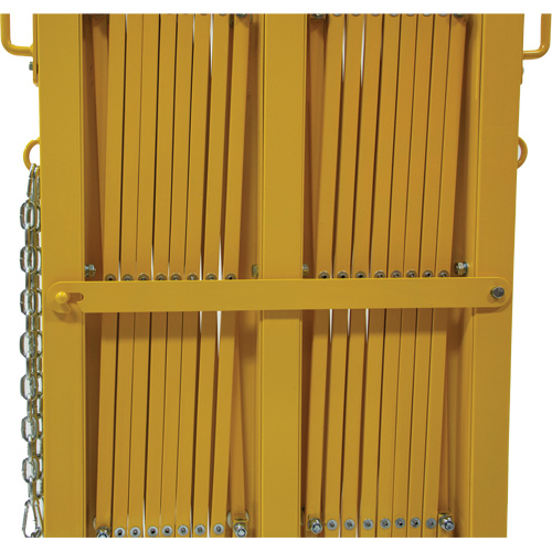 Expandable Barrier, 84" H x 20' L, Yellow Nia-Chem Ltd.