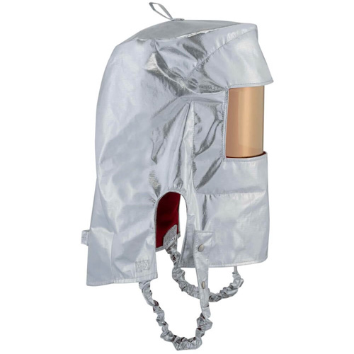 Cagoule r&eacute;fl&eacute;chissant la chaleur avec fen&ecirc;tre transparente dor&eacute;e Nia-Chem Ltd.
