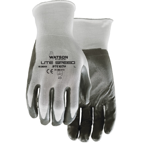 389 Stealth Lite Speed Gloves, X-Small, Nitrile Coating, Polyester Shell Nia-Chem Ltd.