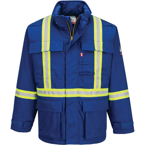 Bizflame&reg; 88/12 Insulated Winter Parka, Blue, Medium (Tall) Nia-Chem Ltd.