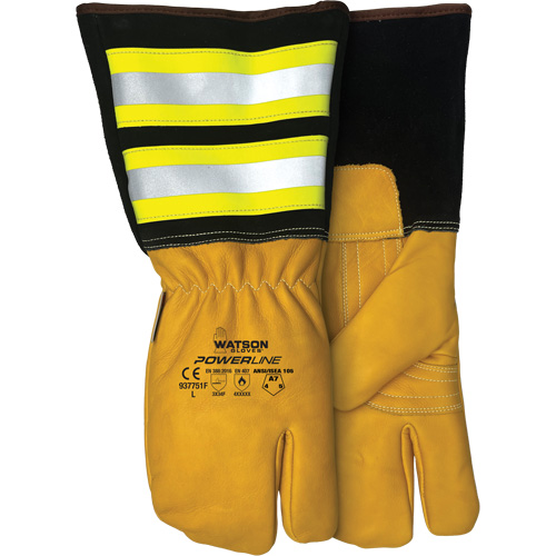 Powerline One-Finger Water-Resistant Mitt, Leather, Medium Nia-Chem Ltd.