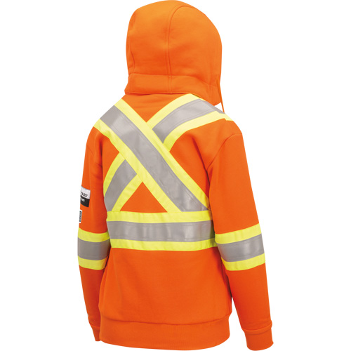 Heavyweight Safety Hoodie, Women's, X-Small, High Visibility Orange Nia-Chem Ltd.