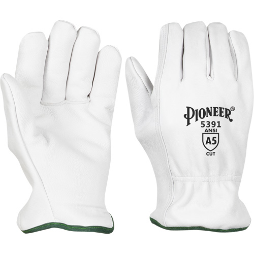 Cut-Resistant Driver's Gloves, Small, Grain Goatskin Palm Nia-Chem Ltd.