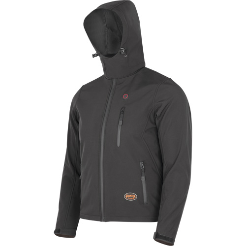 Veste chauffante Softshell, Hommes, Petit, Noir Nia-Chem Ltd.